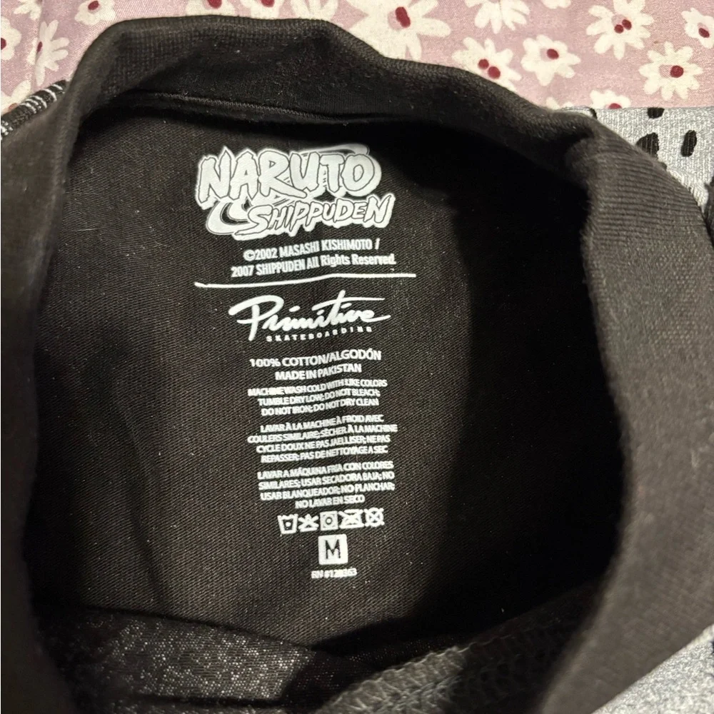 Primitive X Naruto Black and Gray Anime Graphic Tee - Picture 2 of 3